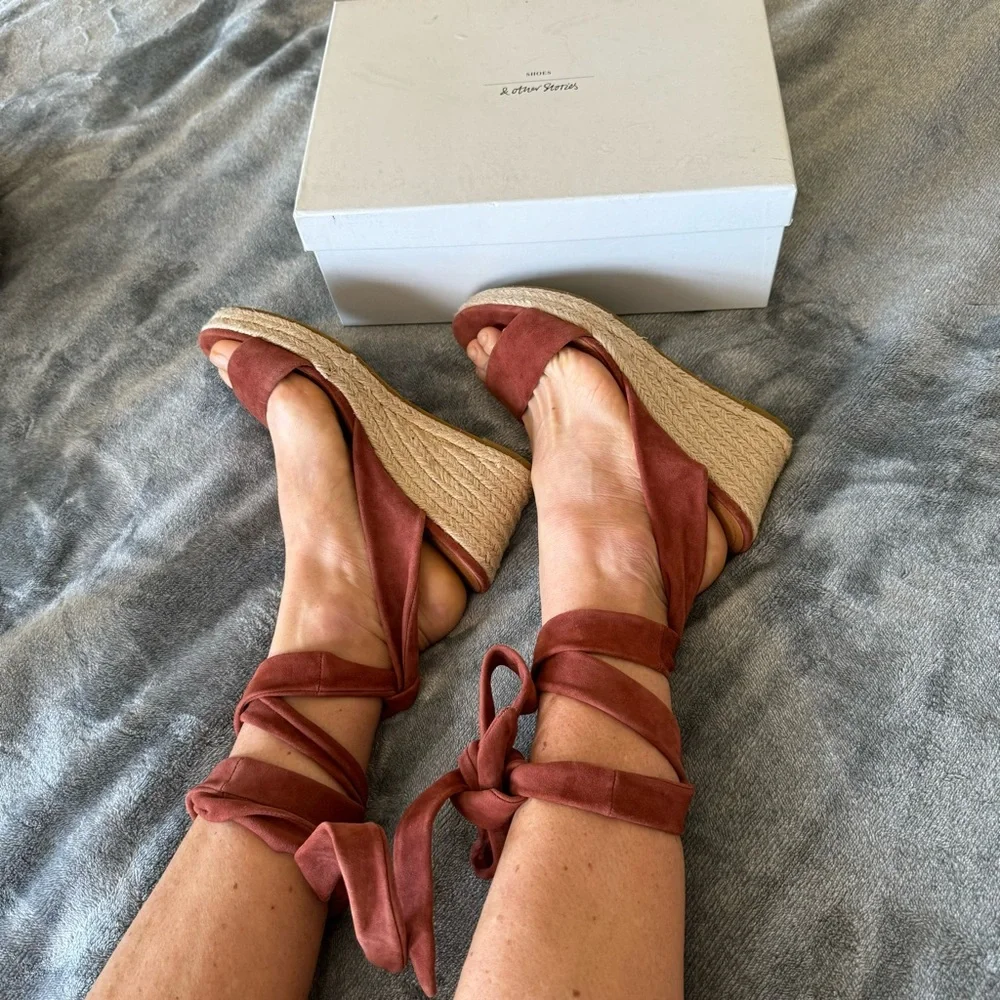 & Other Stories sandals espadrilles Sz 9,5US - Picture 9 of 13